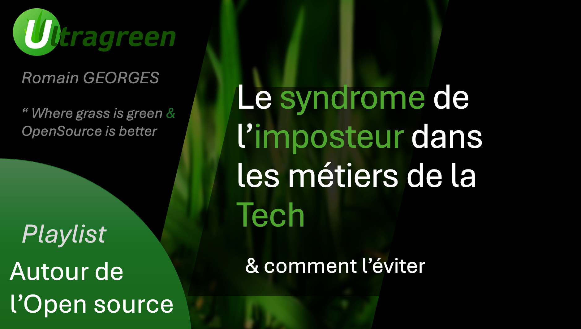 Dernière vidéo : Le syndrome de l'imposteur